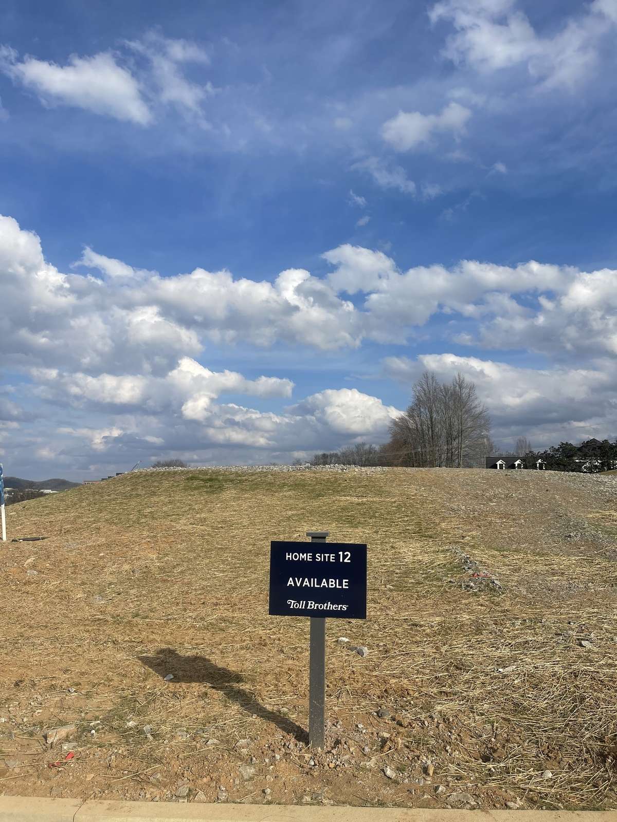 A true view of Home Site 12.