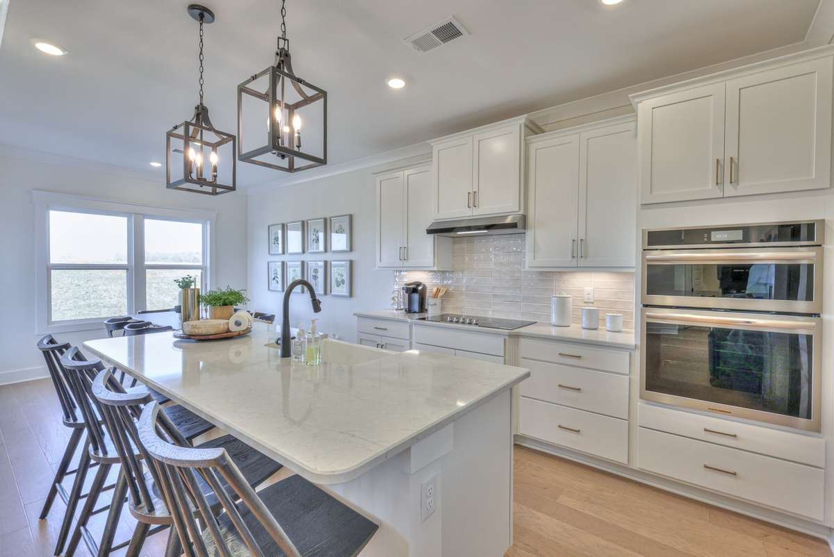 Photos are of a model home.