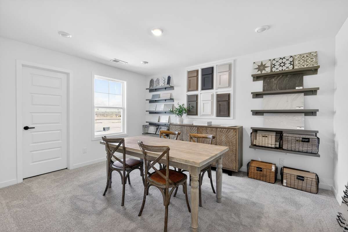 Photo is of model home, selections and finishes may vary.