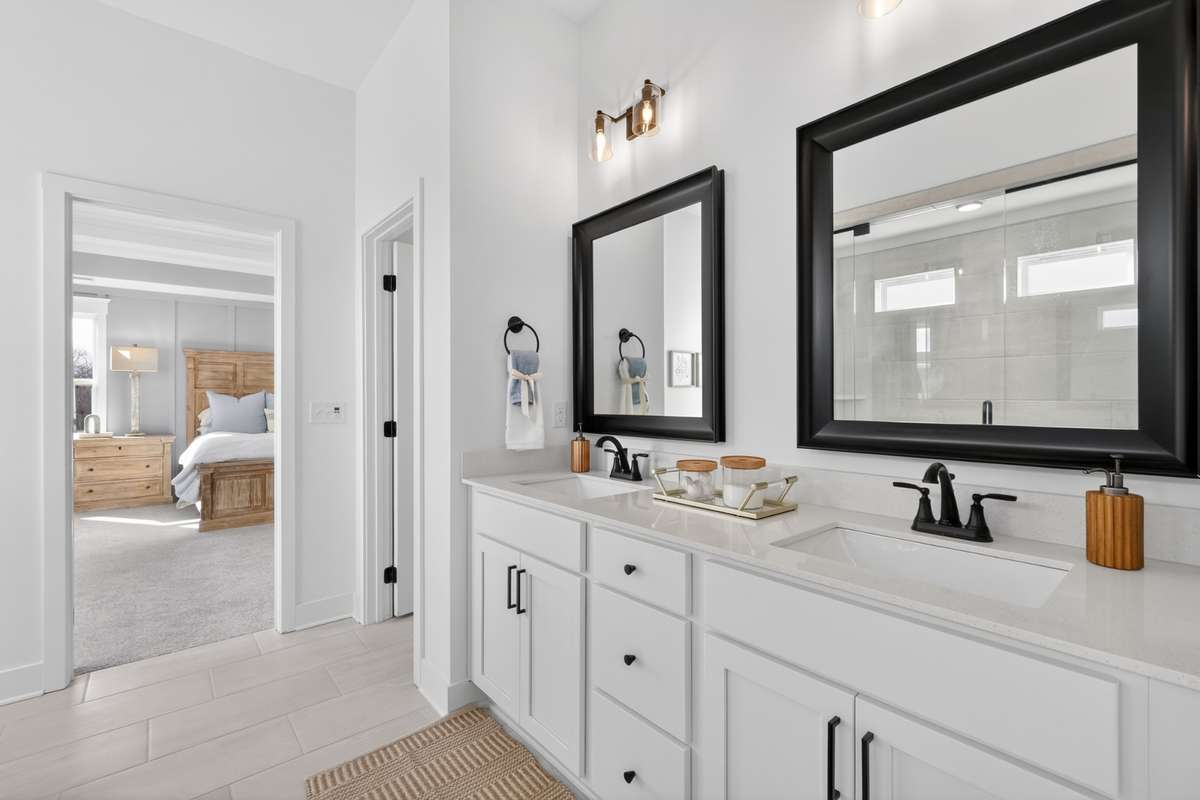 Photo is of model home, selections and finishes may vary.
