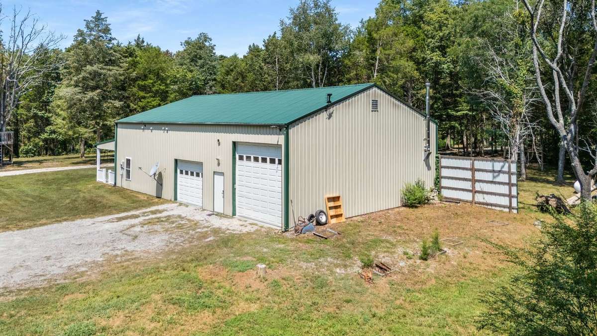 Check out the 40 foot deep bay with a 12 foot overhead door
