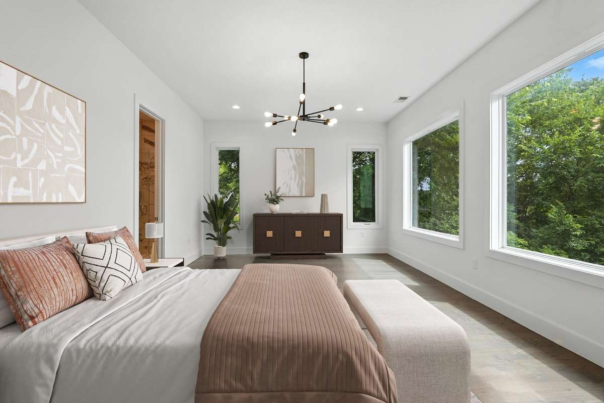 Primary Bedroom is digitally staged.