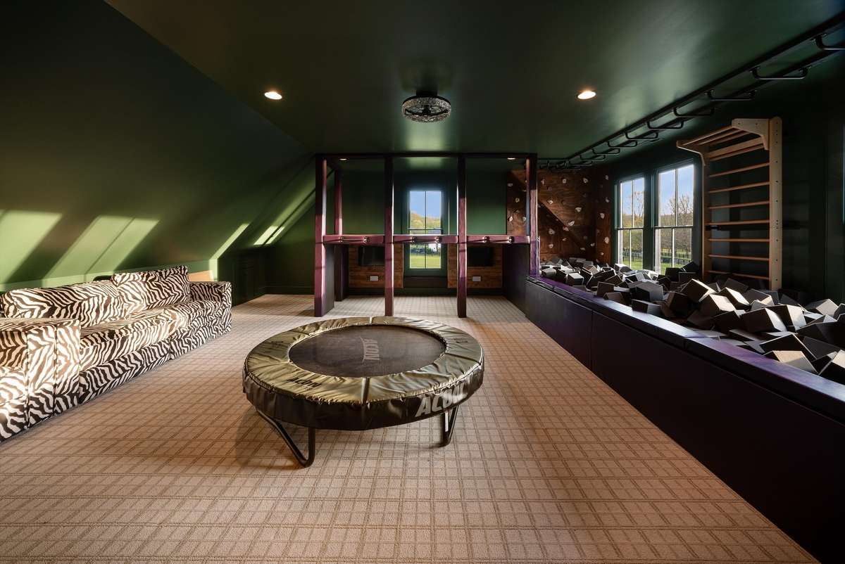 Kids Playroom with foam pit