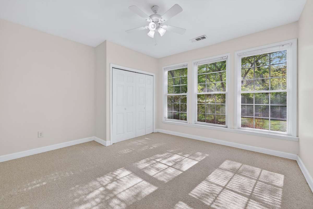 Basement bedroom.