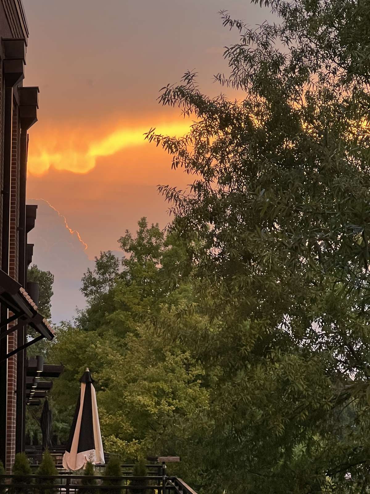 View of sky from the patio