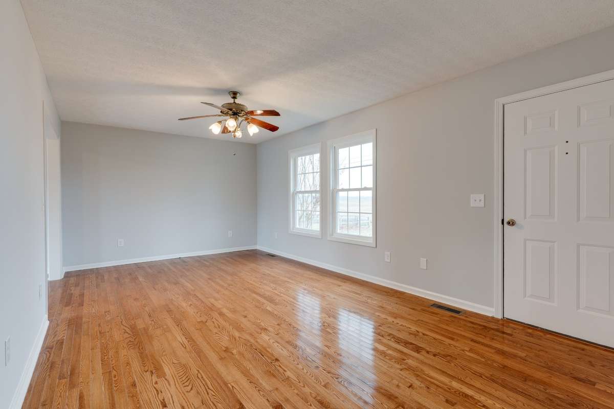Another view of the very spacious living room!