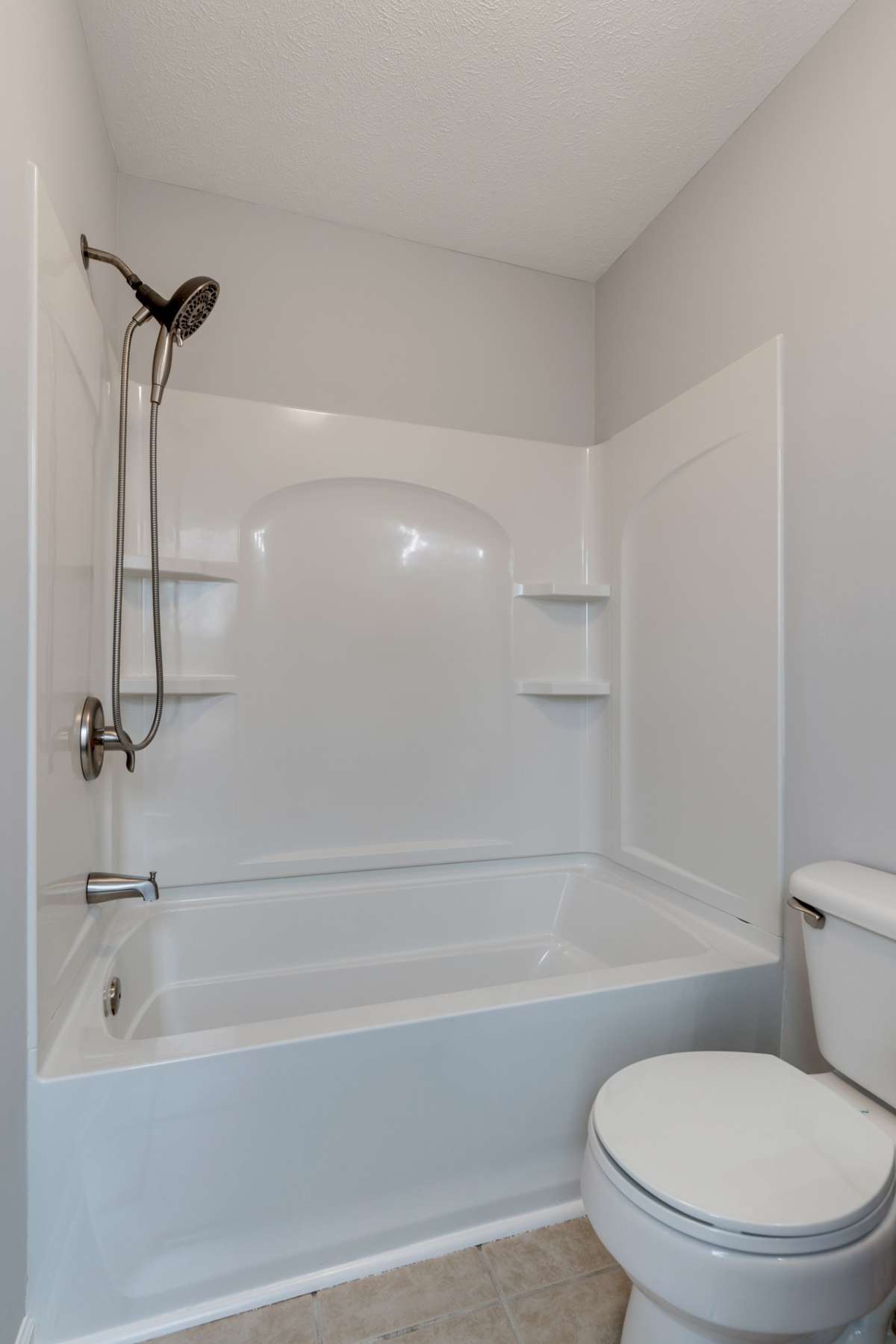 Another upgraded bathtub and shower head.