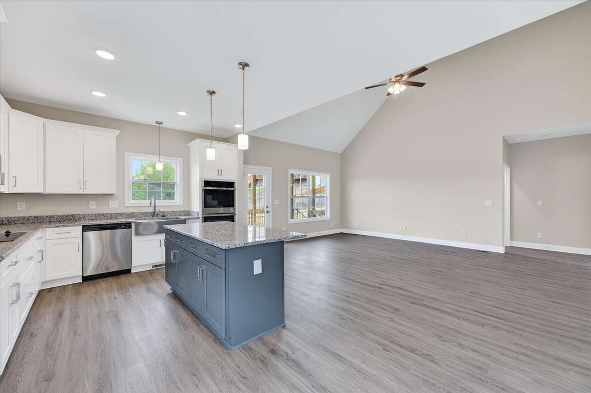 Light-filled dining space with easy access to kitchen and backyard