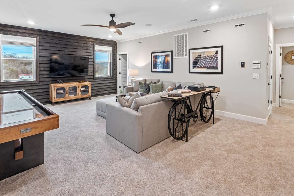 Option to convert this loft upstairs into a dedicated media room with double doors and large walk-in storage closet. Game nights just got even better!