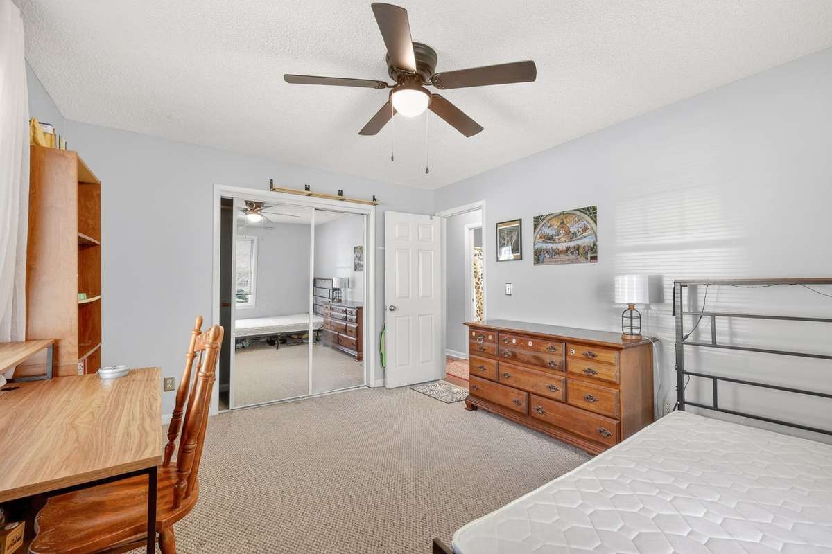 One of the two bedrooms