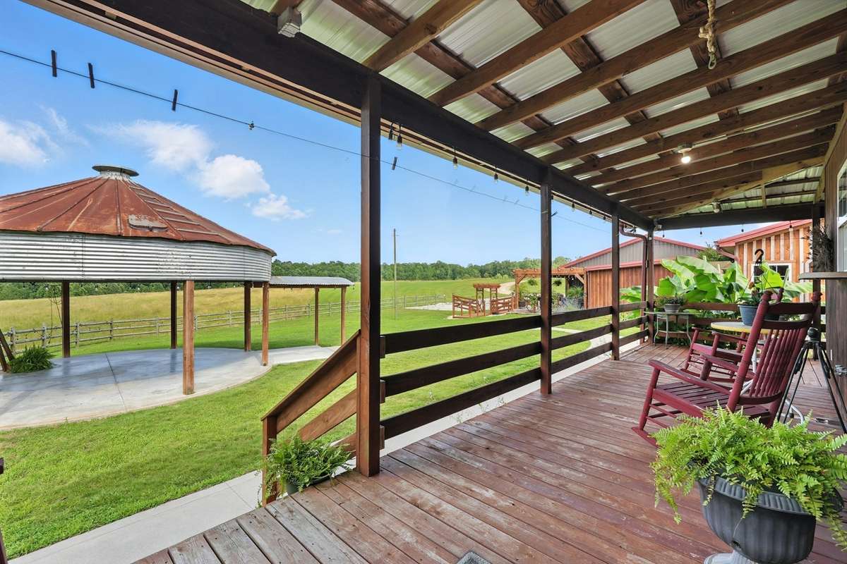 Imagine yourself settled comfortably in a well-worn rocking chair with a view of a grand affair.