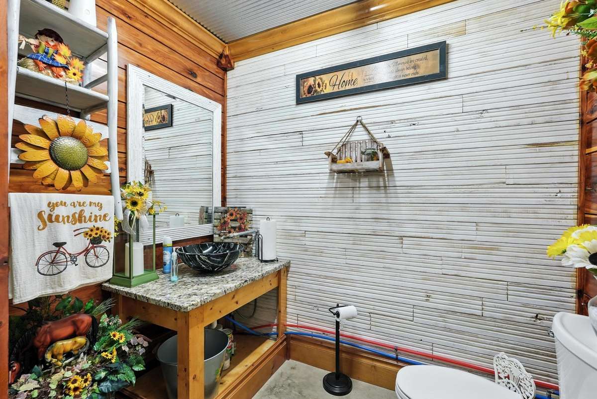 Cozy ladies room
