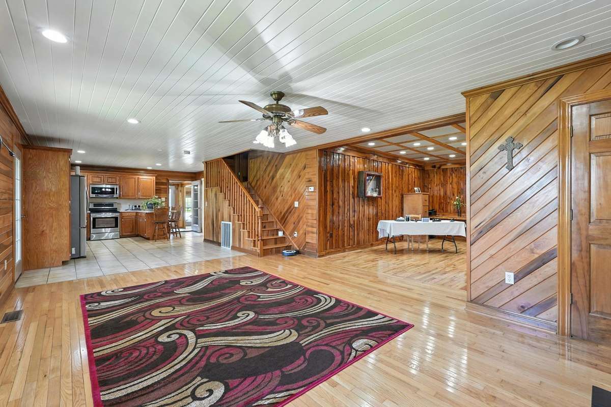 Living room in main home