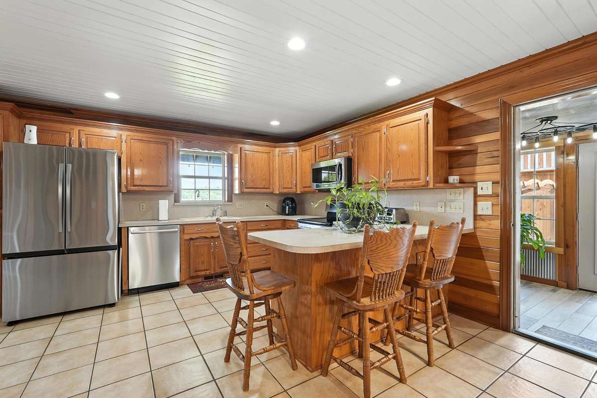 Kitchen in the main house again do not overlook all the custom touches