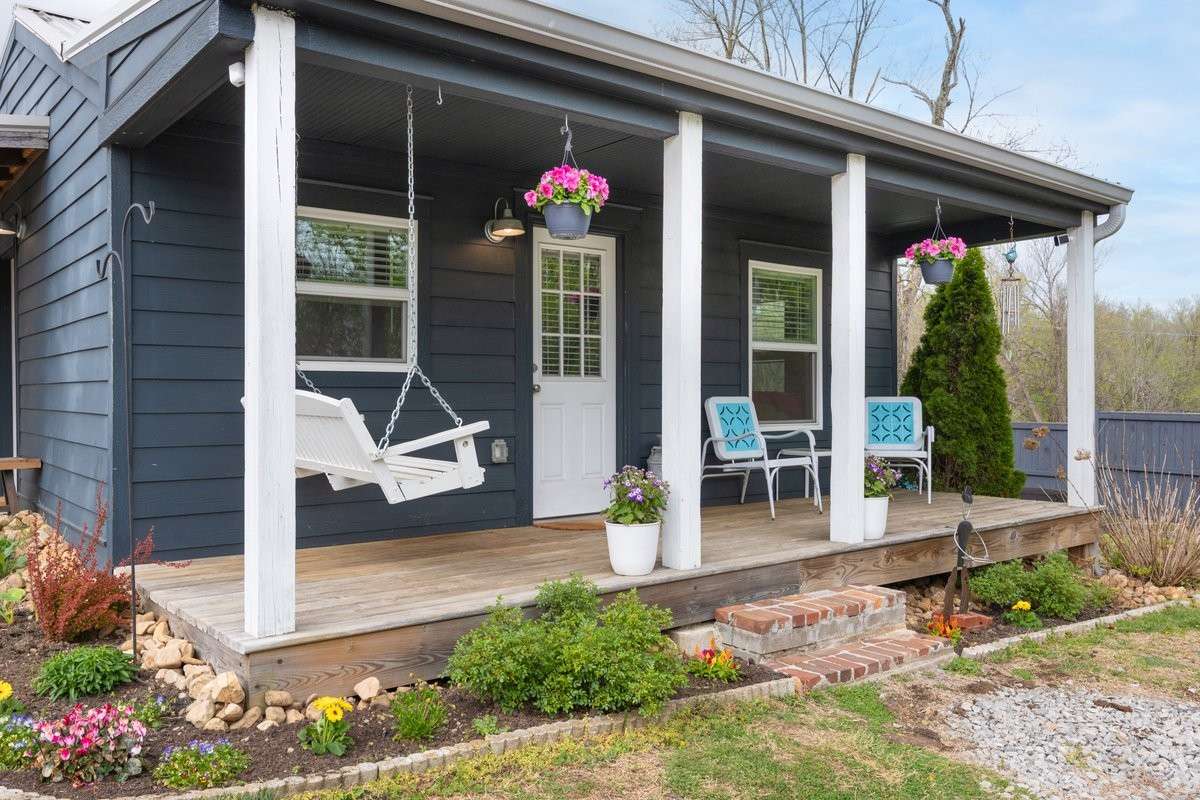 Ideal Front Porch relaxation, a Country Flair
