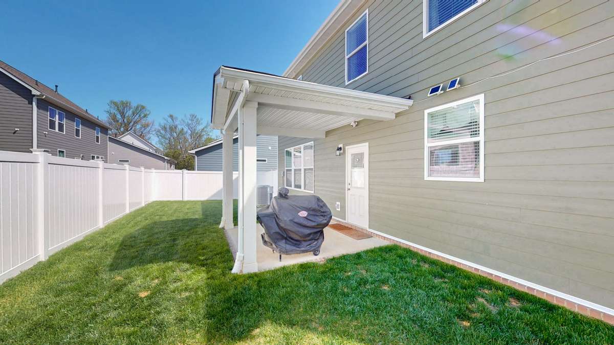 Covered patio
