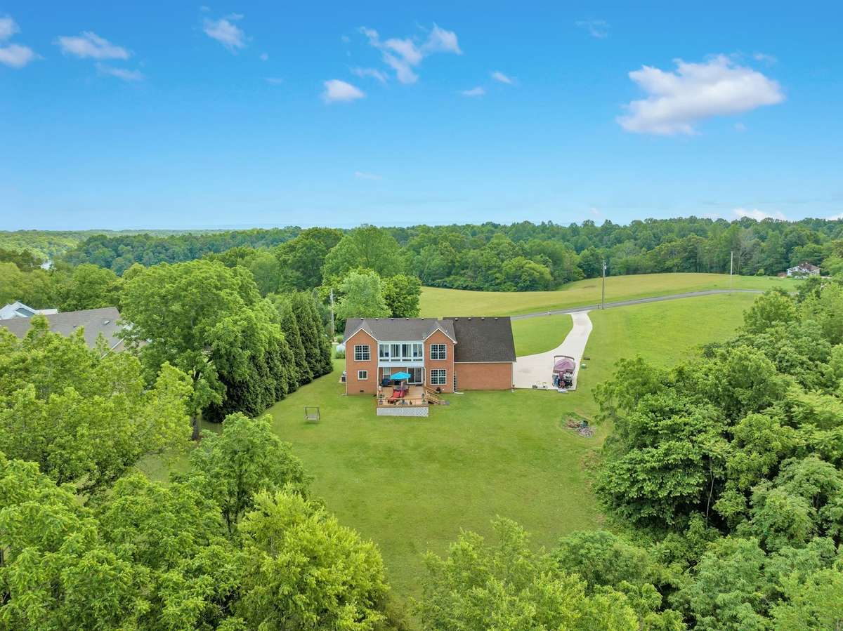 Aerial view of this beautiful home!