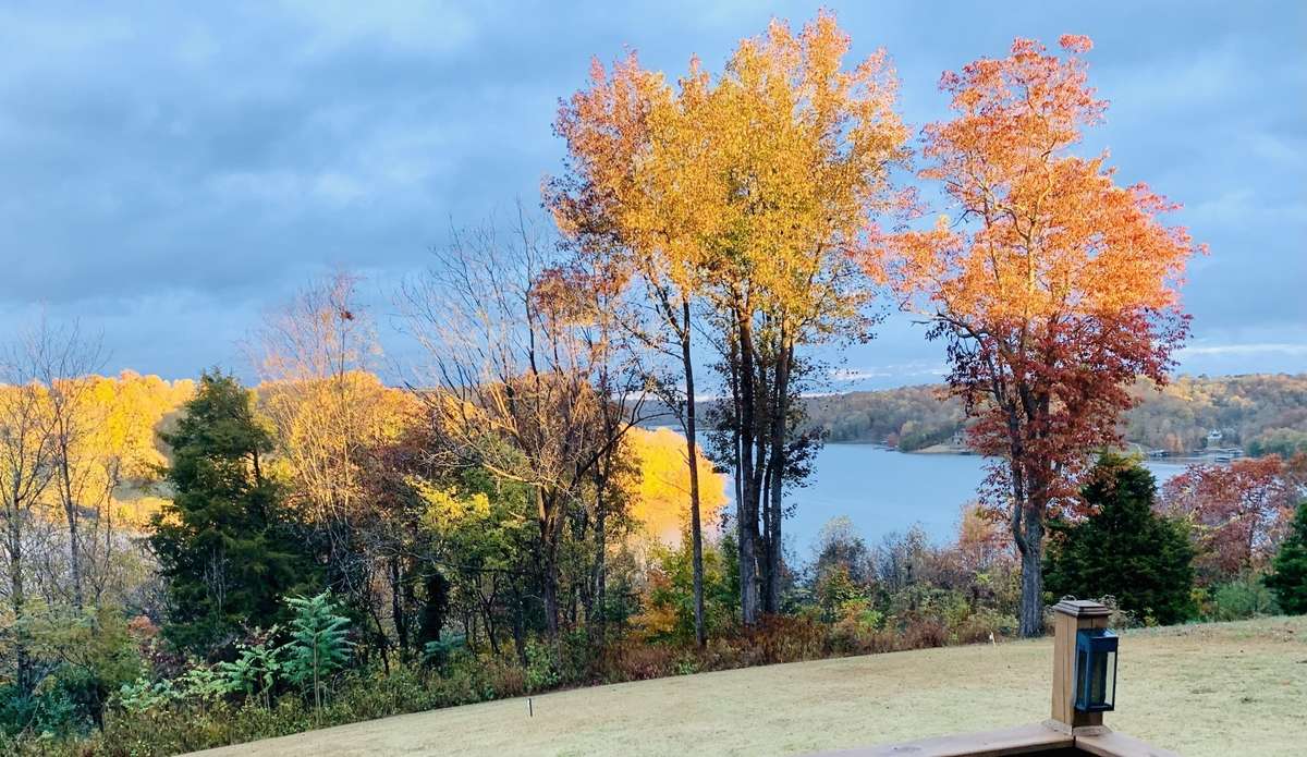 Fall view is just as lovely as the other seasons.