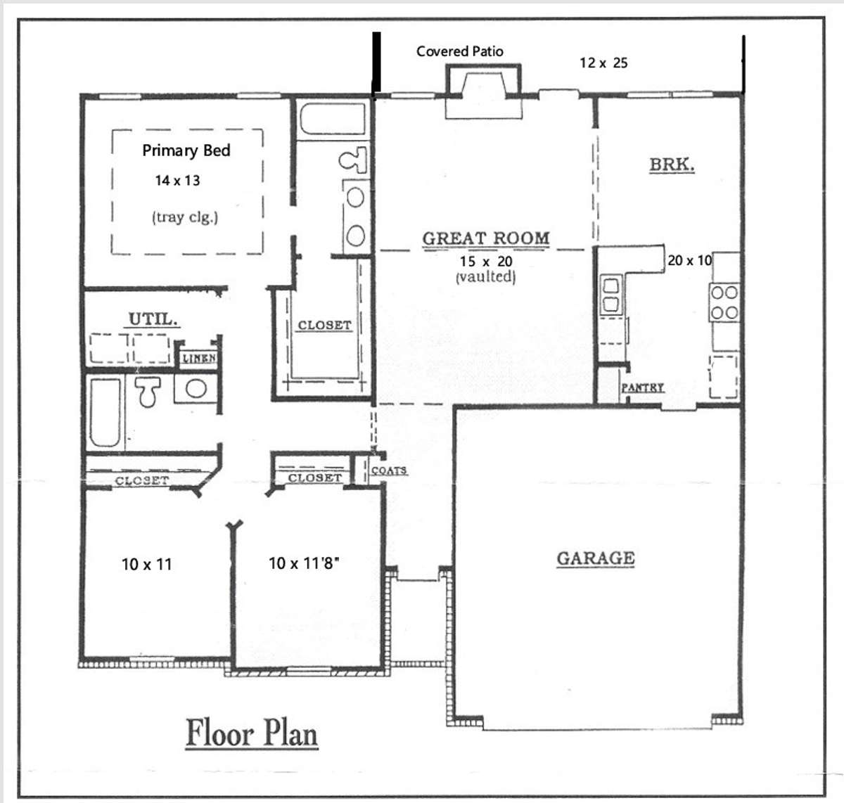 Well designed open floor plan
