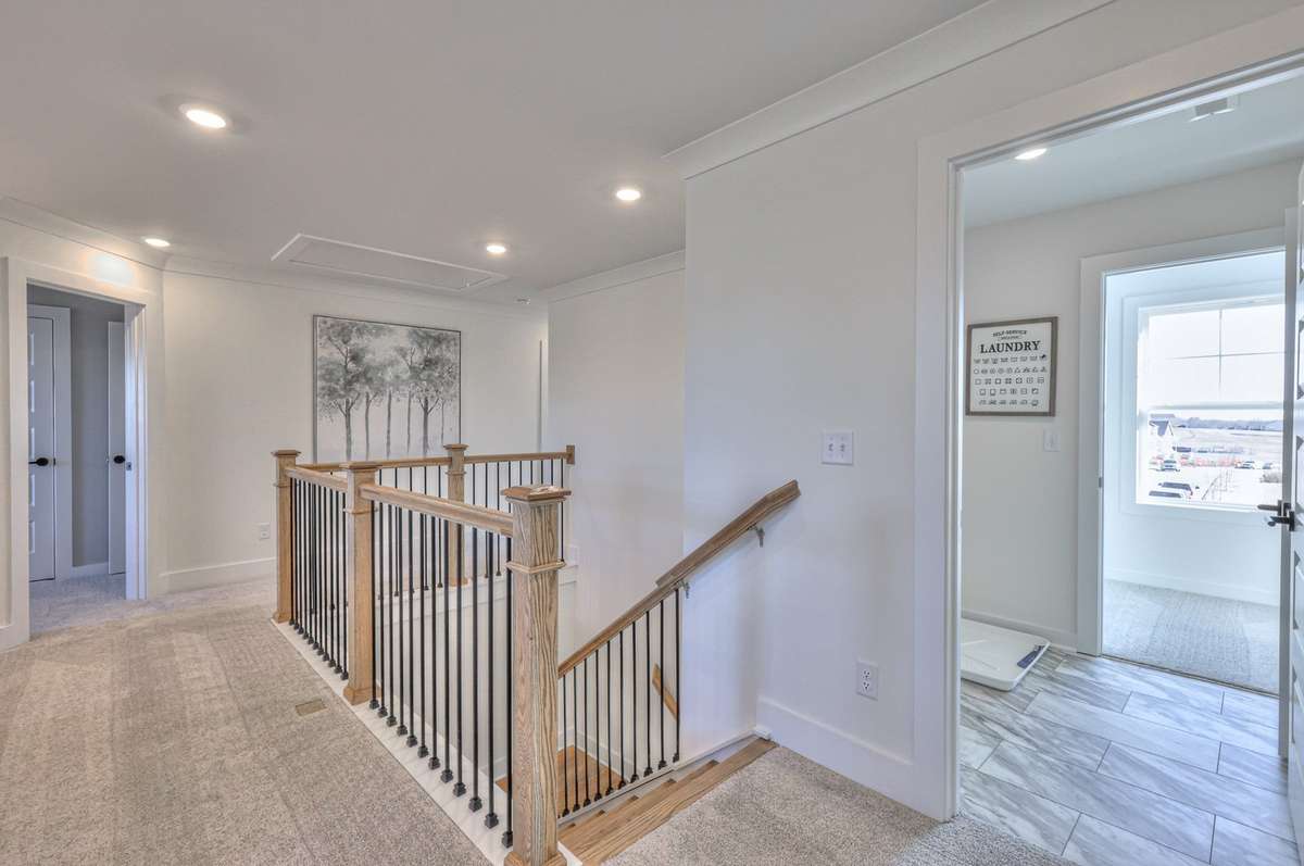 Photos are of a model home.