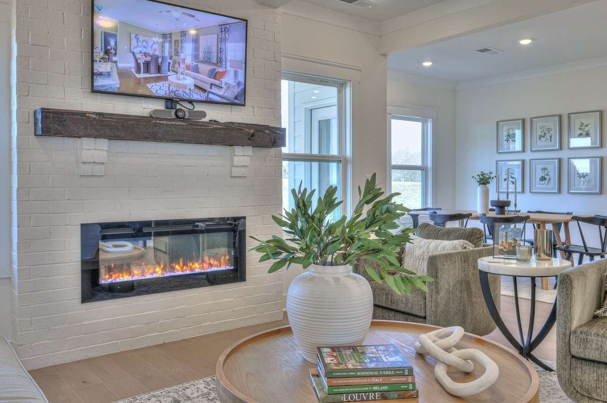 Photos are of a model home.