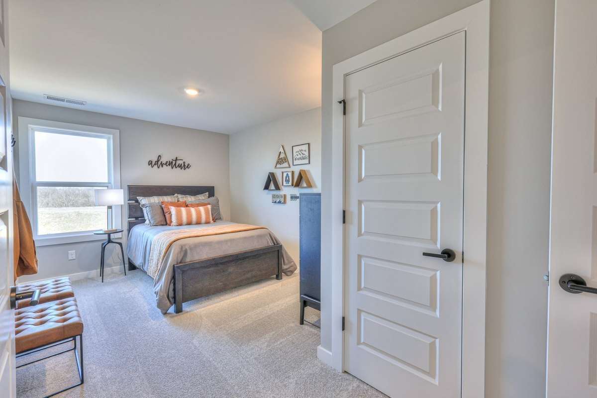 Photos are of a model home.
