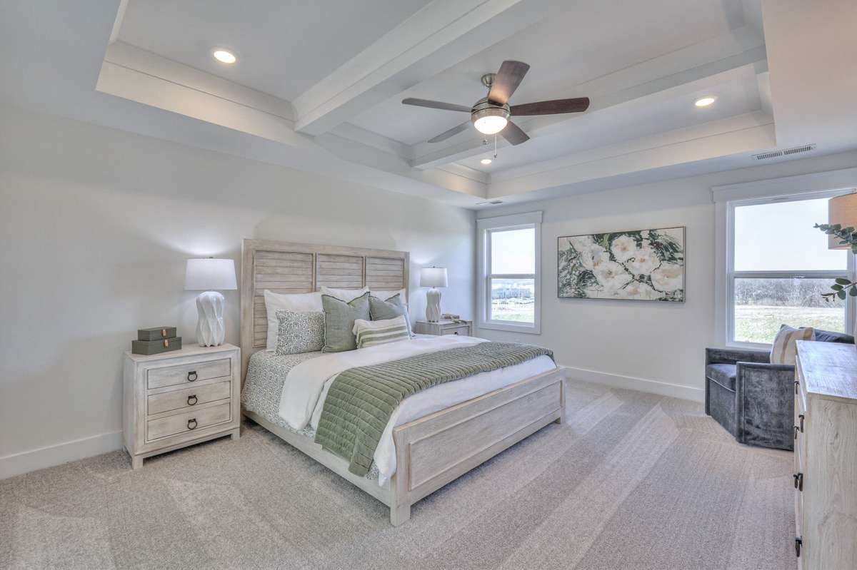 Photos are of a model home.