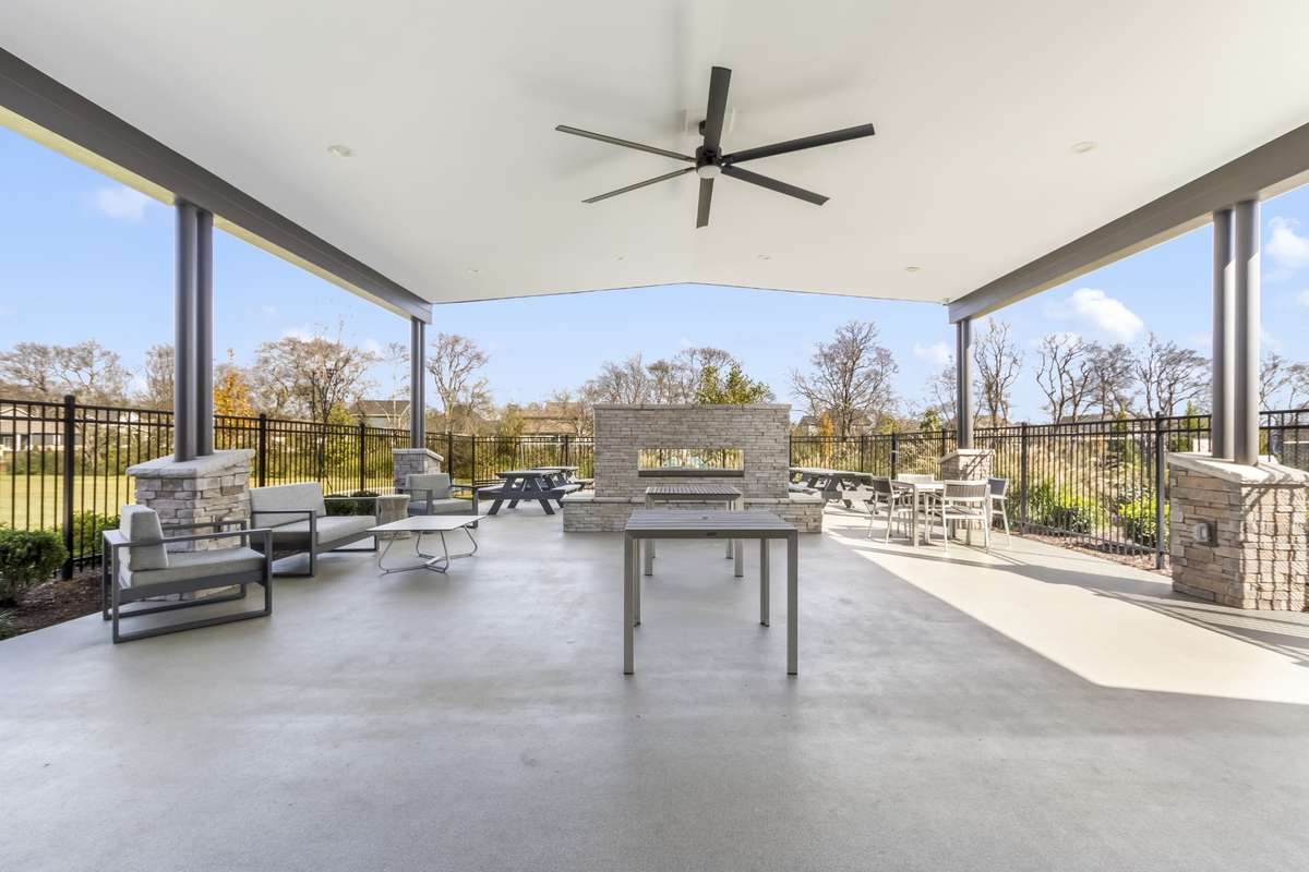 Outdoor fireplace