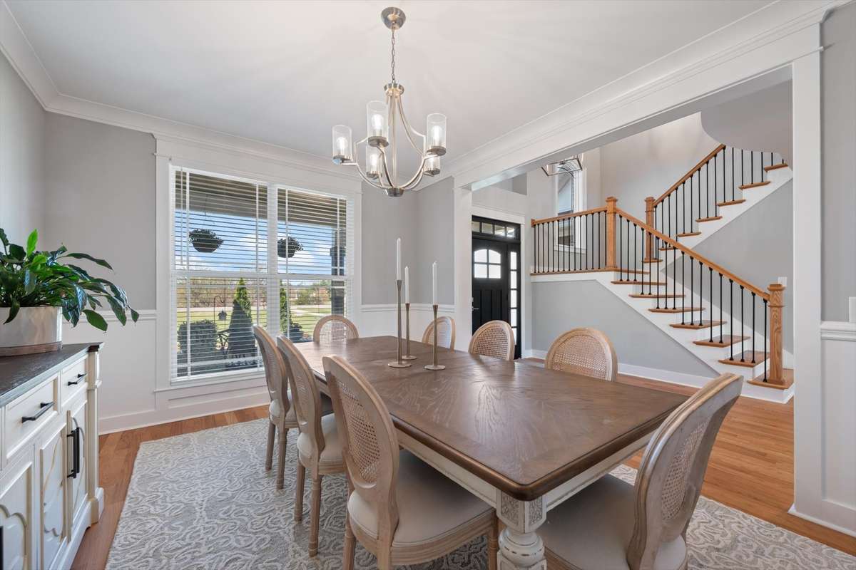Large formal dining room