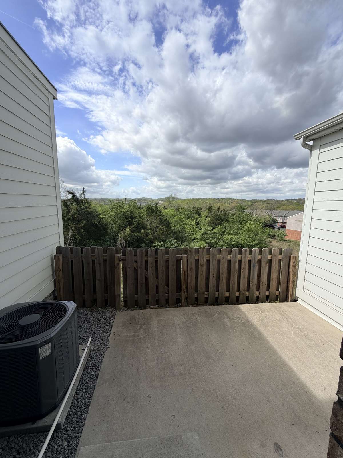 Wowed by the green vistas and clouds -- an ever-changing view from the kitchen window, patio, and upstairs windows in the back of the home.