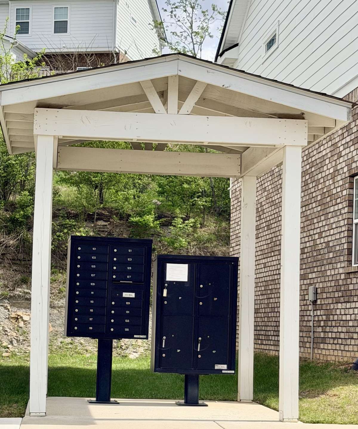 All mail is stored in your locked mailbox, and a key to a larger lockbox will be placed in your mailbox when you get packages.