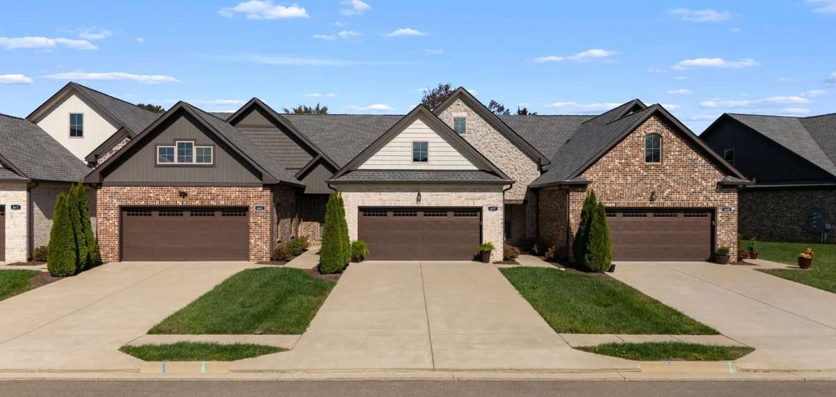 Photos of existing homes in the community