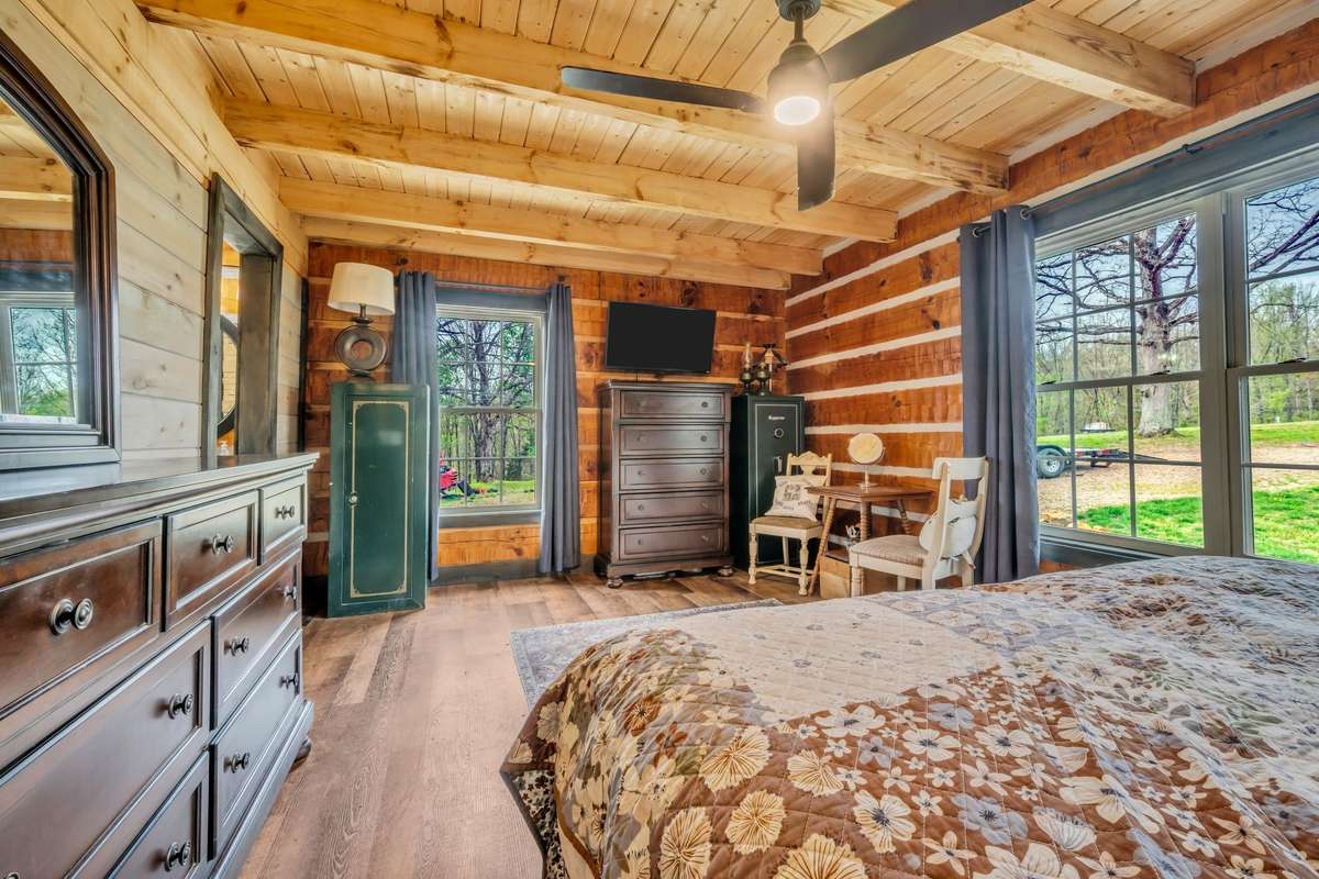 Master bedroom will great you will beautiful views and lots of sunshine every morning!
