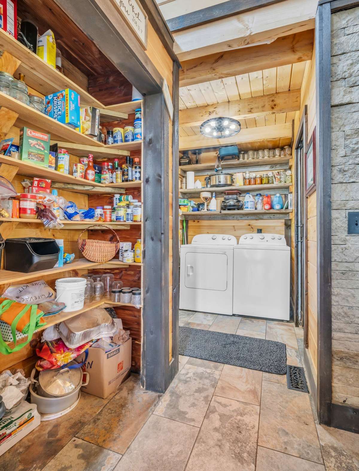 A pantry that is every cooks dream.