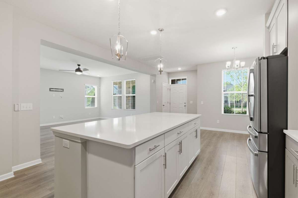 The open floor plan makes entertaining a breeze!