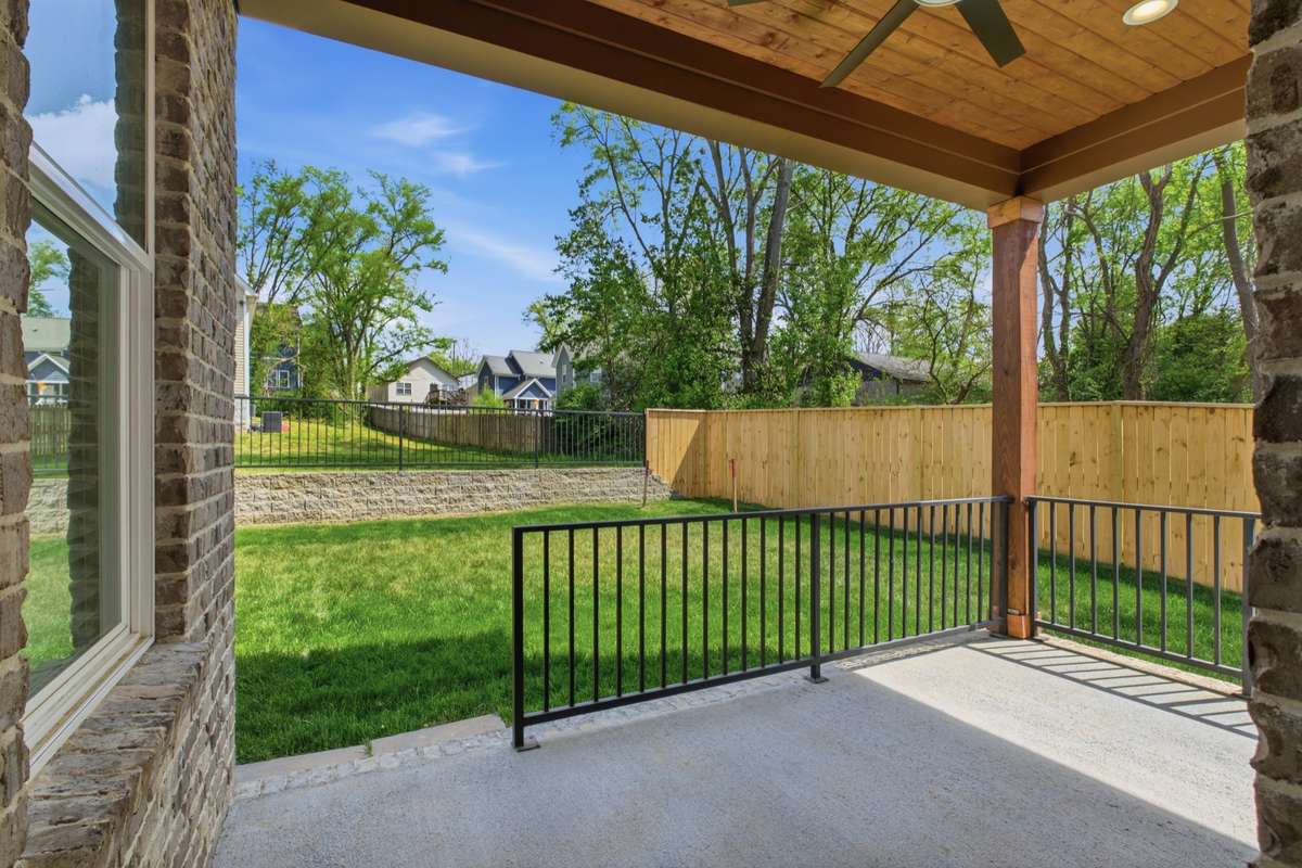Covered Back Porch