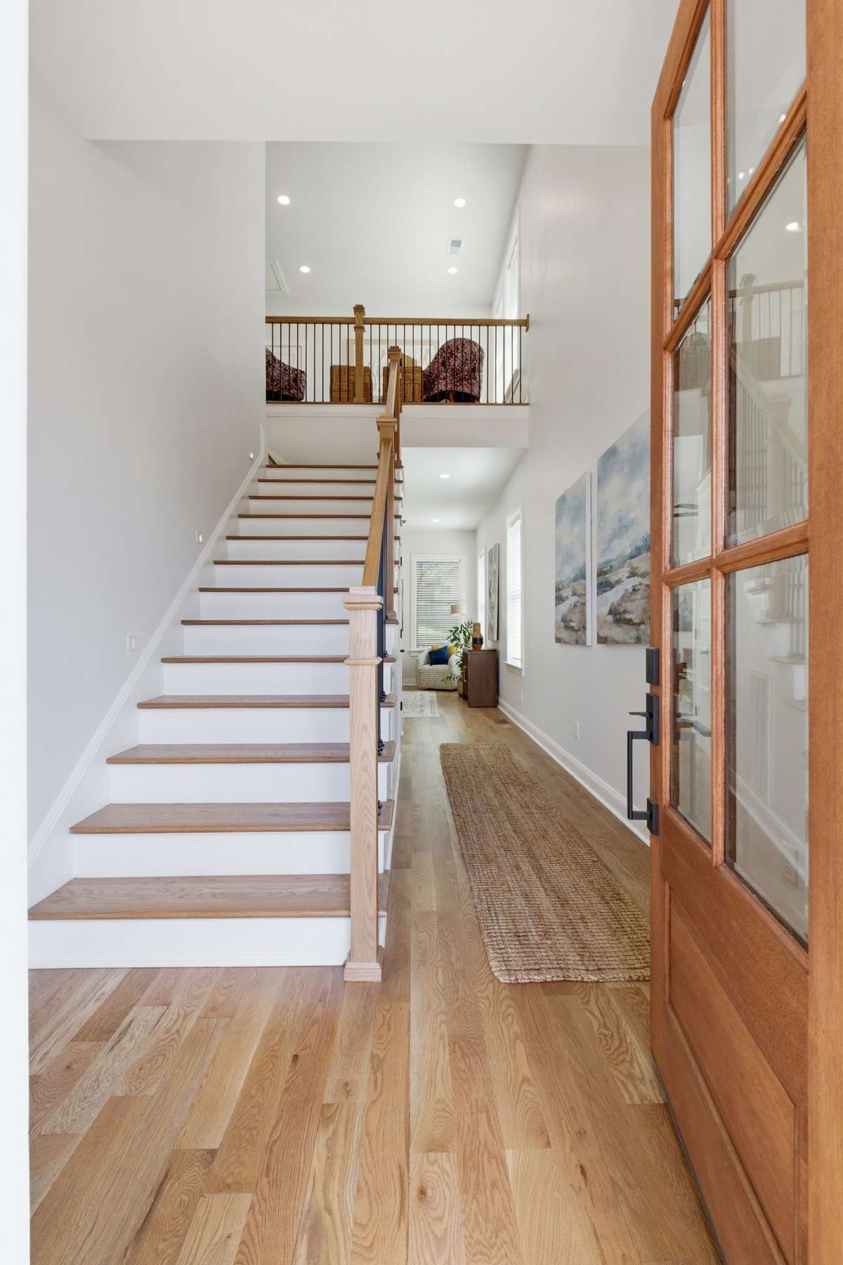 Open and airy foyer.