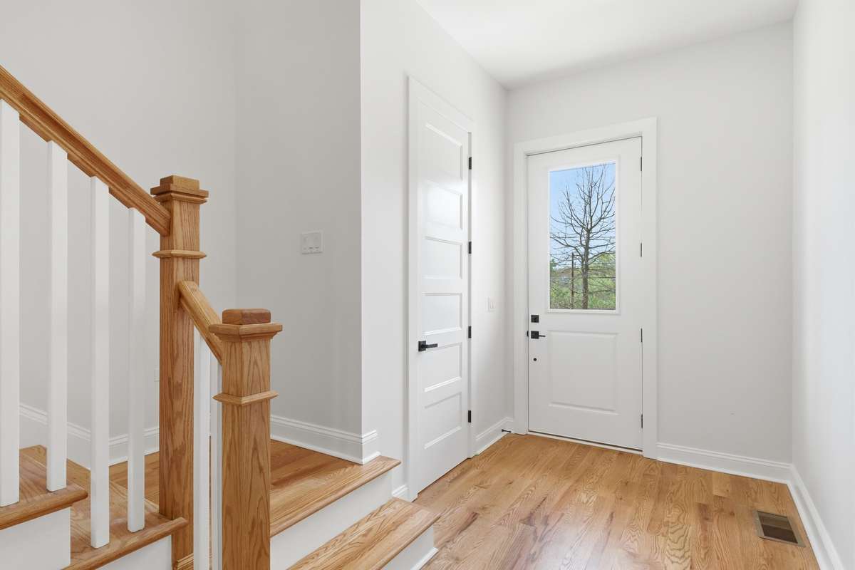 Half Bathroom next to Stairs