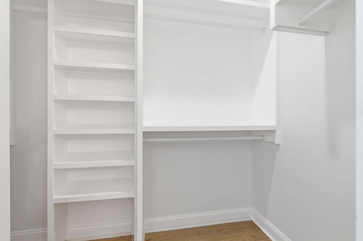 Custom closets throuhgout