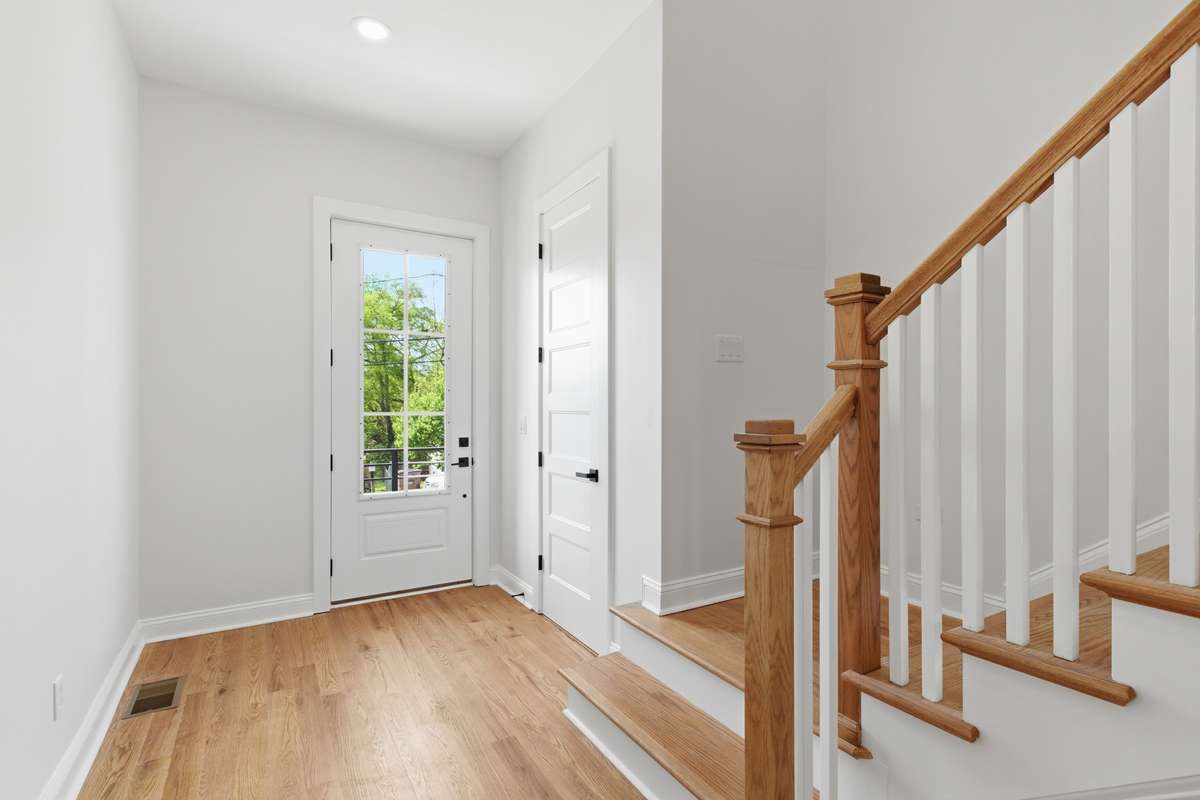 Half Bathroom next to Stairs