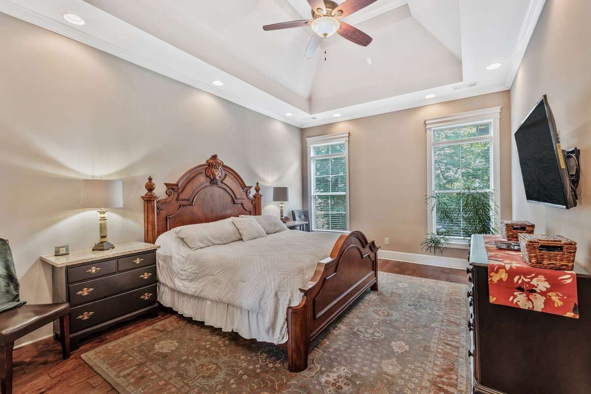 Primary Suite with tray ceiling