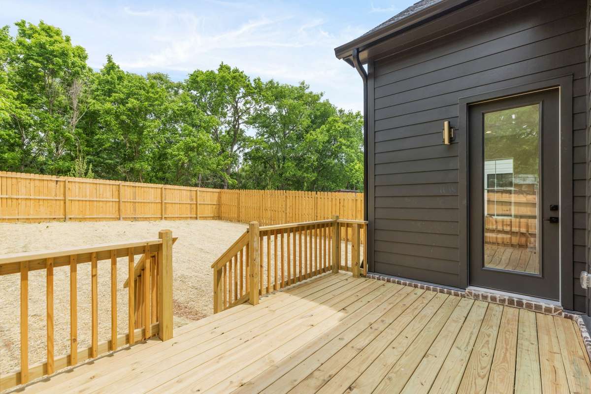 Deck and Fenced Yard.