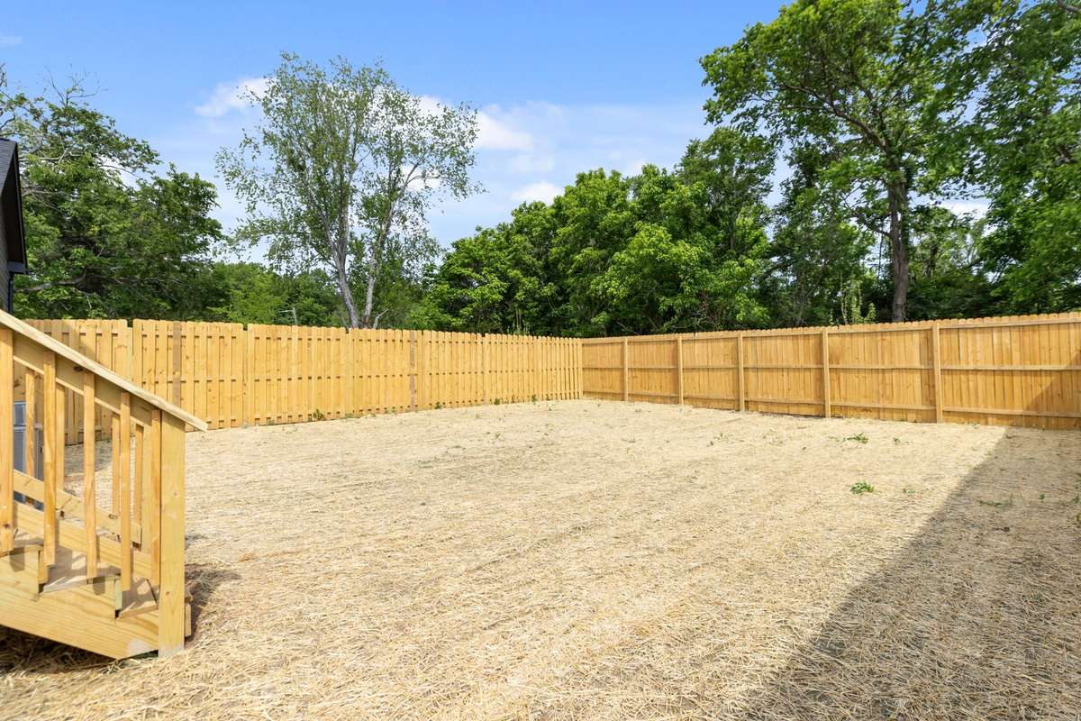 Open area for pets and family.