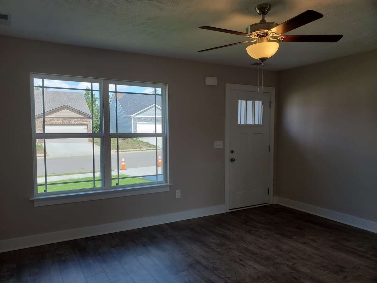 Prairie Style Windows provide a more Open Look.  Picture of Similar House.