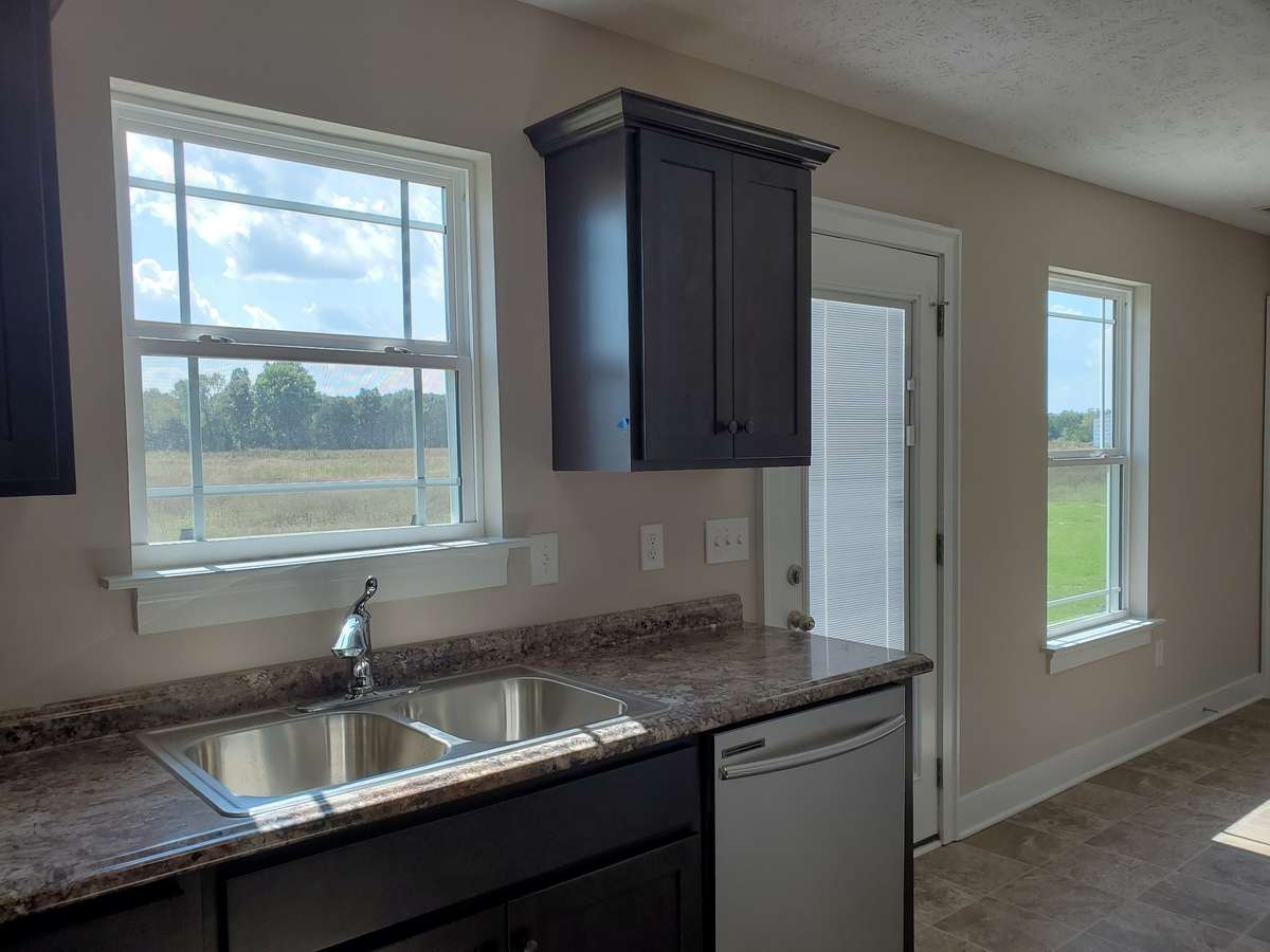 Another View of the Kitchen in a Previous House. Beautiful Custom Cabinets.