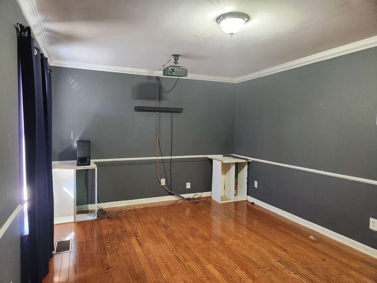 Media Room has Projector and Screen that will remain with the house.