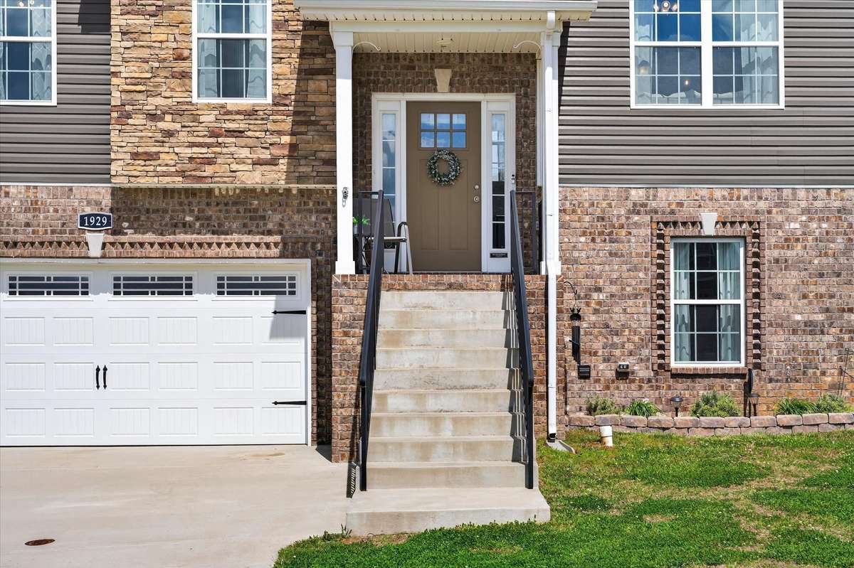 This split level home has a spacious layout