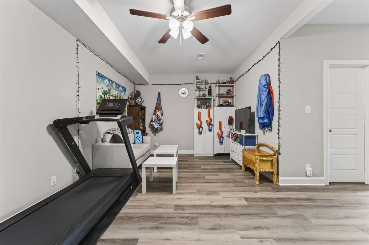 Here is another view of the finished basement space