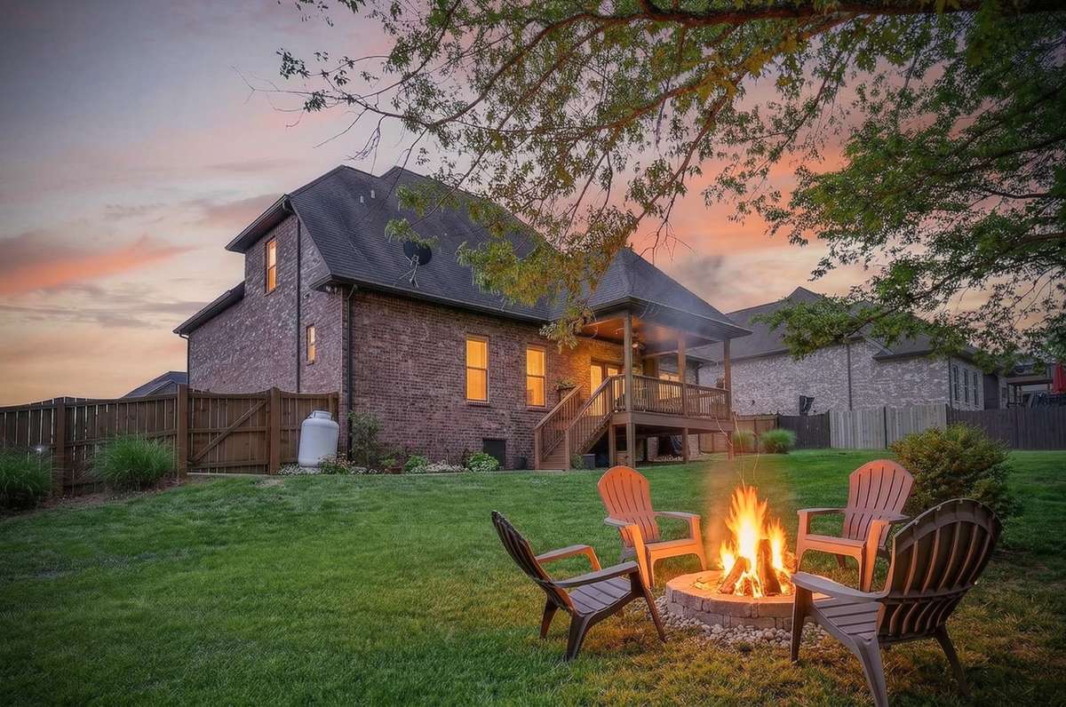 Enjoy a fire with family or neighbors