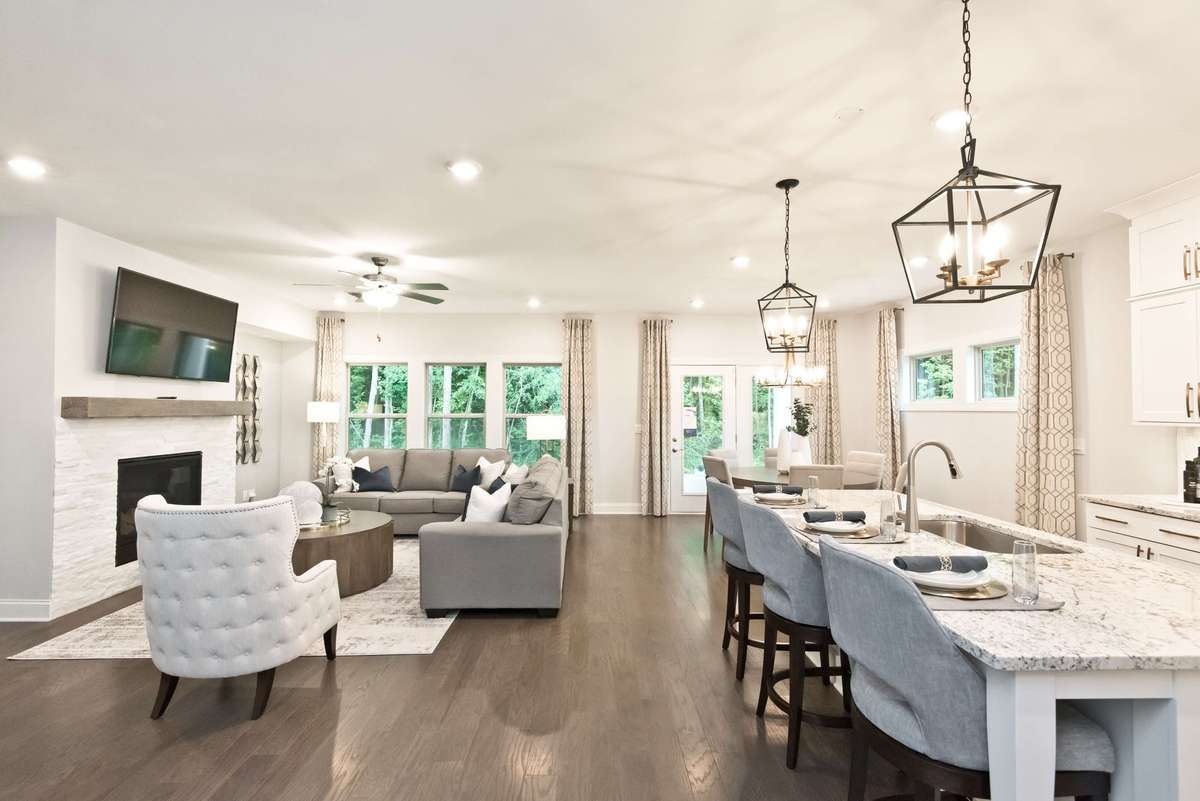 Photo is not of the actual home, but is an inspirational photo of builder’s model home and may depict options, furnishings, and/or decorator features that are not included
